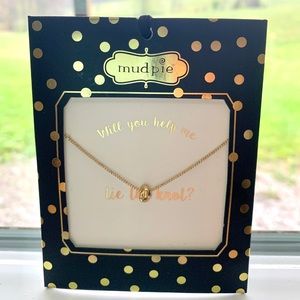 Bridesmaid Gift Gold Necklace